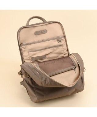 ACE BAGS & LUGGAGE W&.Day Night リッカ スクエアリュック A4サイズ 11712 ダブルアンドデイナイト ビジネスバッグ スモーキーピンク