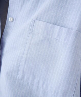 AMERICAN HOLIC オックスベーシックシャツ Stripe Blue