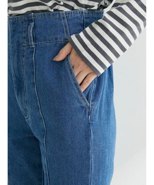 Green Parks ・ＥＬＥＮＣＡＲＥ　ＤＵＥ　センターシームデニムパンツ Light Indigo