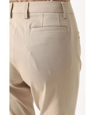 DAKS ハウスチェック テーパードパンツ ベージュ