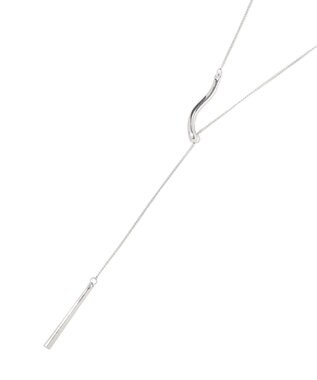 YECCA VECCA ウェービーメタルスライドラリエット Silver