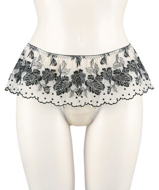 San-ai Resort（三愛水着楽園） エレガントコレクション  【2412】 デザインバックレースショーツ アイボリー