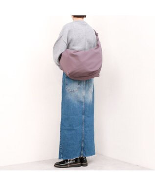 UNBILLION カシュカシュ cachecache / シワナイロンビッグバッグ パープル