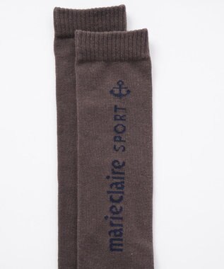 FILA GOLF／marie claire 【marie claire SPORT】ブランドロゴ入りニーハイソックス グレー