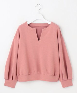 Feroux キーネック ダンボール トップス ピンク系