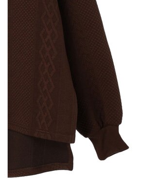 CRAFT STANDARD BOUTIQUE JQカットボリュームスリーブMOCプルオーバー1 Brown