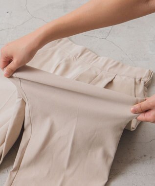 WEGO テーパードスラックスパンツ ライトベージュ