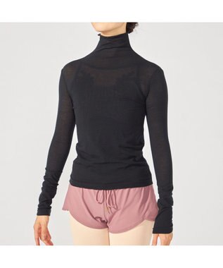 Chacott ハイネックトップ (サーモギア(R)糸使用） ブラック