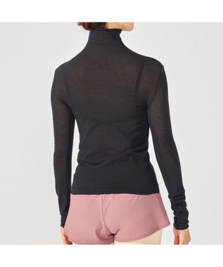 Chacott ハイネックトップ (サーモギア(R)糸使用） ブラック