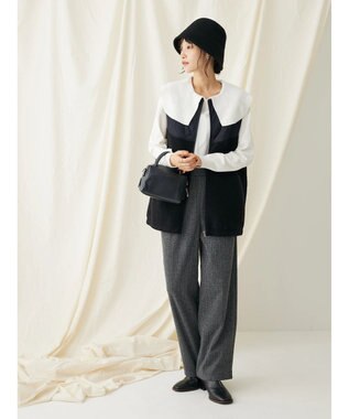 CRAFT STANDARD BOUTIQUE キルティングボア切替ベスト Dark Navy