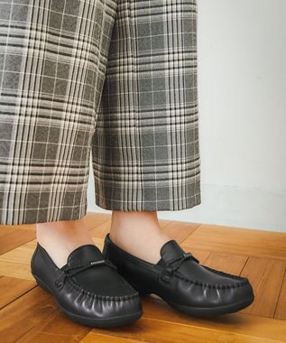 ASICS WALKING ペダラ レディース 3E 2.0cmヒール ブラック系