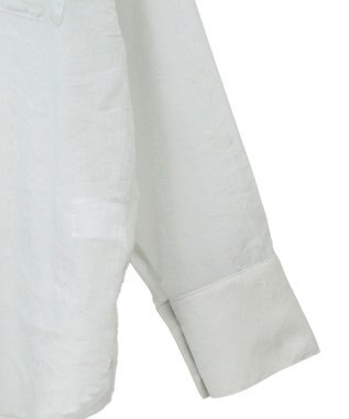 Green Parks 　・ＥＬＥＮＣＡＲＥ　ＤＵＥ　ラメシアー長袖シャツ Charcoal Gray