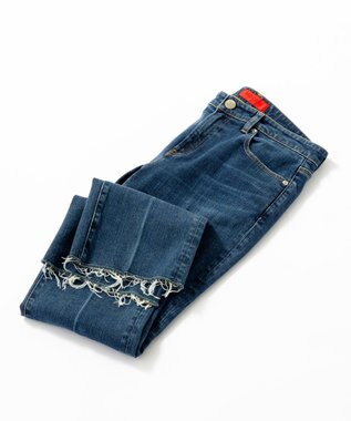 23区 【RED CARD TOKYO×23区】デニム フレアパンツ ミッドブルー