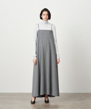 ATON ROYAL FLEECE | ビスチェドレス TOP GRAY