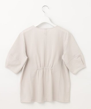 J.PRESS LADIES L 【WEB限定カラーあり・抗菌消臭・吸水速乾】サッカージャージー ボリュームスリーブ カットソー ベージュ系1