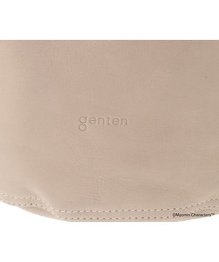 genten サステナブル巾着 手持ちタイプ「ムーミン＆スナフキン」 グレージュ