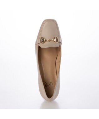 ing <ing>【WEB限定】ヒールアップビットローファー ベージュ