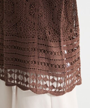 Green Parks ＳＥＴ２点クロシェプルオーバー＋タンクトップ Orange