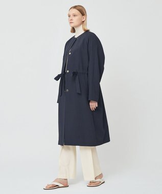 BEIGE， 【S-size】PORDIC / スプリングコート Navy