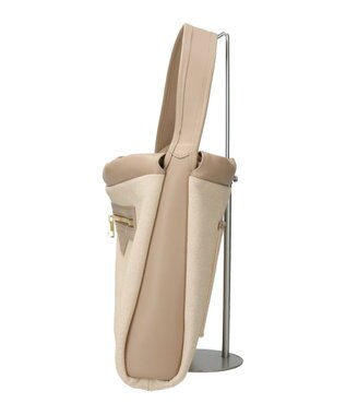 INTER-CHAUSSURES 【Christian Villa】リバーシブルトートバッグ ベージュ