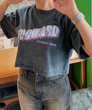 WEGO ヴィンテージウォッシュショートT 柄2