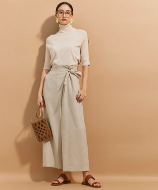 BEIGE， CAROLE / デザインパンツ Sand