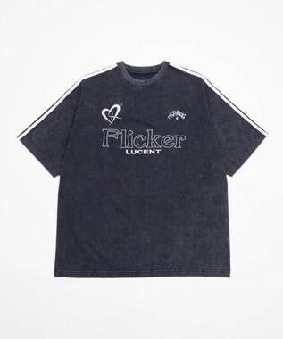 WEGO 【ユニセックス着用ITEM】スリーブラインロゴBIG　T（SS） ネイビー