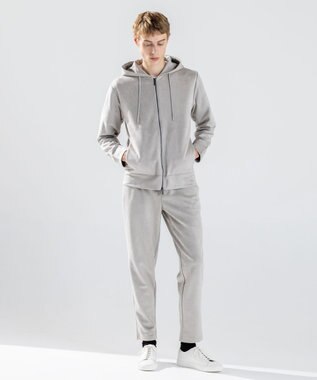 JOSEPH HOMME 【WEB・一部店舗限定  】レザーライクポンチ　ドロスト付テーパードパンツ / PEGG CONVERTIBLE ベージュ系