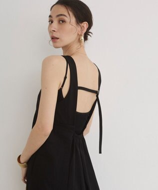 WEGO 【ANGIE VINTAGE】バックベルトジャンパースカート ブラック