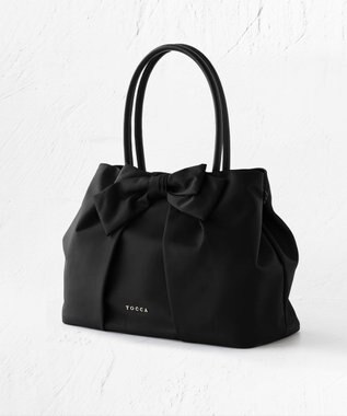 TOCCA トートバッグ バッグ POINT OF RIBBON NYLONBAG L ナイロン