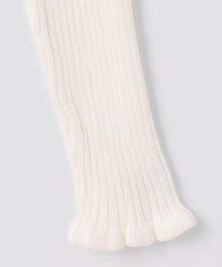 組曲 KIDS 【150-160cm】リブ ニット オフホワイト系
