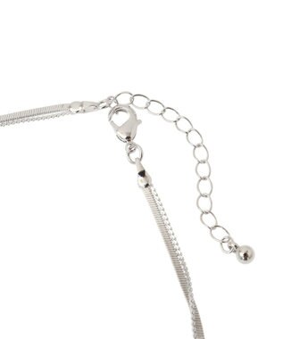 Green Parks ・ＨＡＬＦ　ＴＩＭＥ　シンプル２連ネックレス Silver