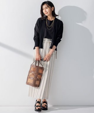 23区 バックル フッドベッド サンダル ブラック系