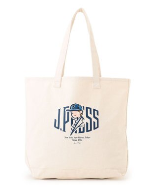 J.PRESS MEN 【AaronChang】【UNISEX】コットンキャンバス トートバッグ ホワイト系