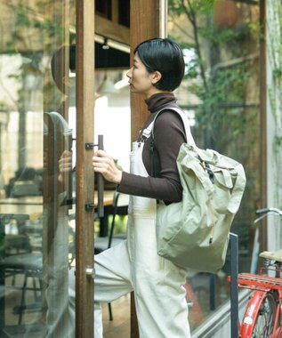 NIZYU KANO ポケッタブル 3wayリュック ライトカーキ