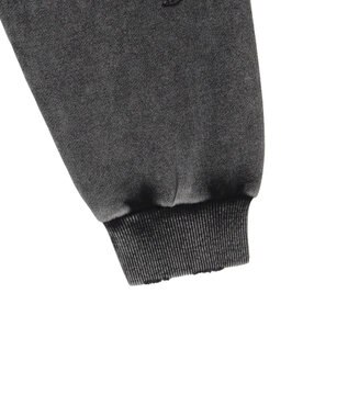 WEGO ダメージショートジップパーカー ブラック