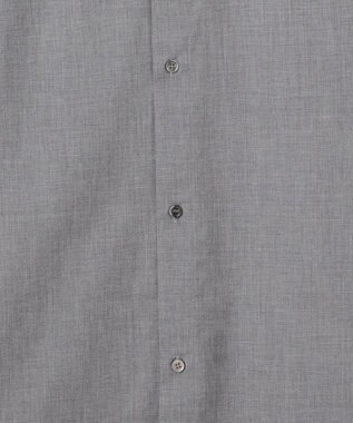 23区 【SLOW/一部店舗限定】ライトタンブラータフタ バックボタン シャツ ライトグレー系