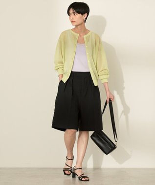 AMERICAN HOLIC シアークルーネックニットカーディガン Pistachio