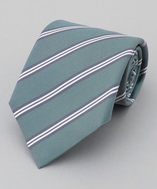 GOTAIRIKU Fermo Fossati_レジメンタル ネクタイ ダークグリーン系1