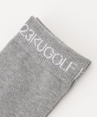 23区GOLF 【WOMEN】ベーシック ハイソックス ライトグレー系