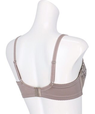 Wing ブラジャー コンパクトにバストメイク 高さをおさえる 【小さく見せるブラ】 Gカップまで対応 大きいサイズ ブラ KB6100 ウイング／ワコール ブラウン