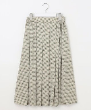 自由区 【セットアップ対応・洗える】サテンアムンゼン スカート サンドベージュ系