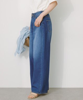 AMERICAN HOLIC 【接触冷感】ワイドデニム Indigo