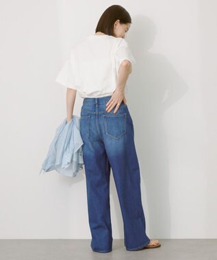 AMERICAN HOLIC 【接触冷感】ワイドデニム Indigo