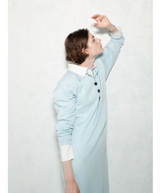 Te chichi ニットポロワンピース《2025Autumn catalog vol.2 item》 ブルー