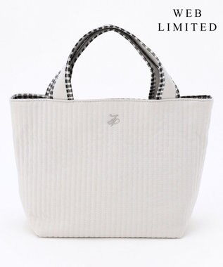 J.PRESS LADIES 【WEB限定カラーあり・リバーシブル】キルティング ミニトートバッグ