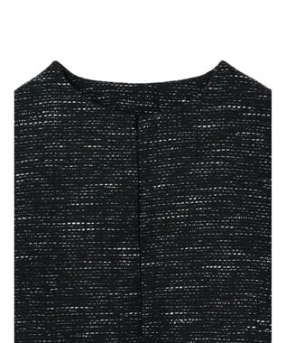 Green Parks ｅｆ－ｄｅ　ツィード調ノーカラージャケット Navy