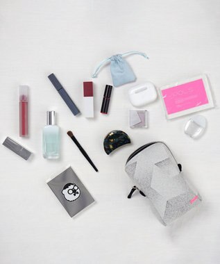 POLS SQUAREポーチ グレイ