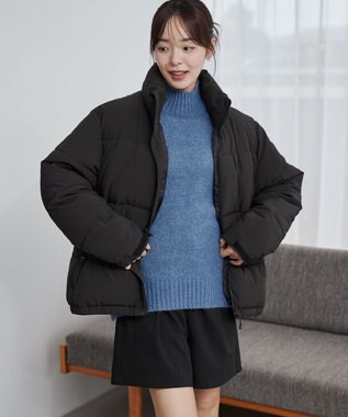 WEGO 【ユニセックス着用ITEM】パデッドブルゾン ブラック