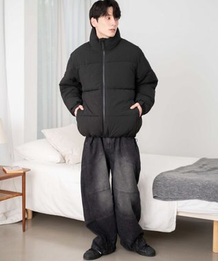 WEGO 【ユニセックス着用ITEM】パデッドブルゾン ブラック